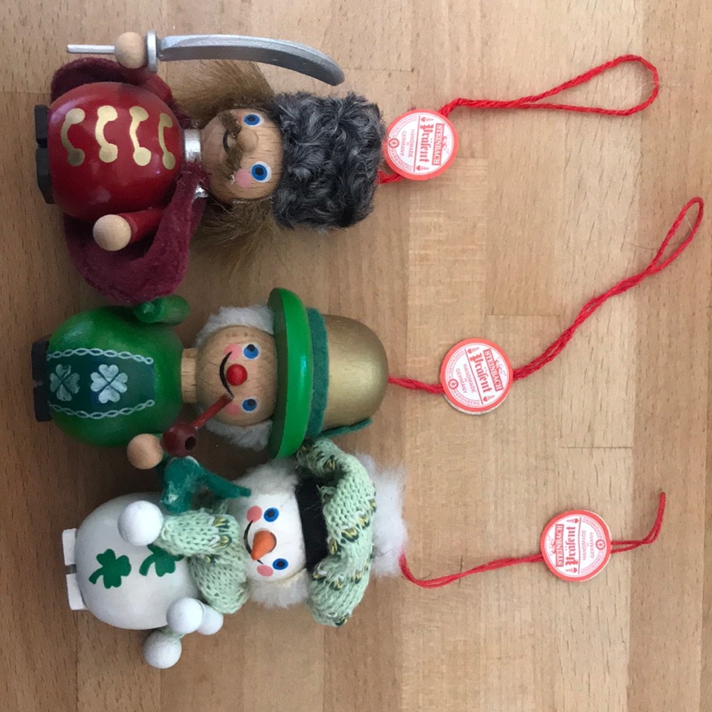 Steinbach made in Germany wood christmas ornaments